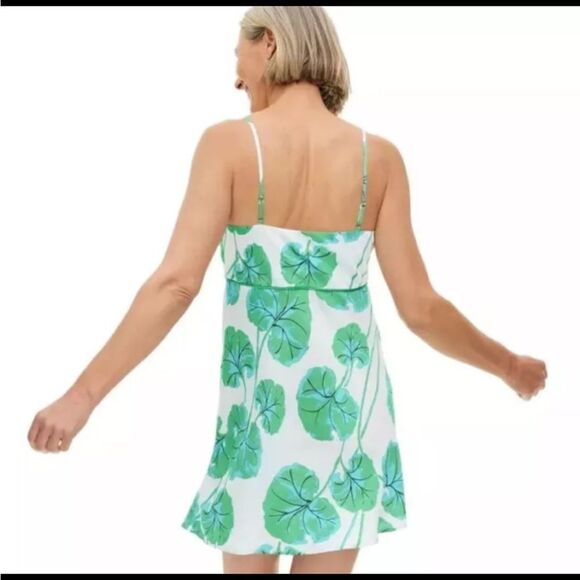 Diane von Furstenberg x Target Slip Women’s Size Large Green White‎ - Picture 8 of 8